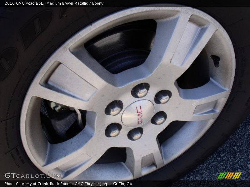Medium Brown Metallic / Ebony 2010 GMC Acadia SL