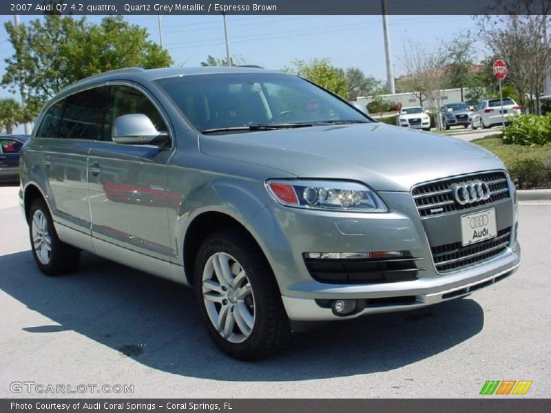 Quartz Grey Metallic / Espresso Brown 2007 Audi Q7 4.2 quattro