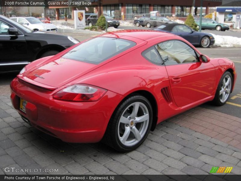 Guards Red / Sand Beige 2008 Porsche Cayman