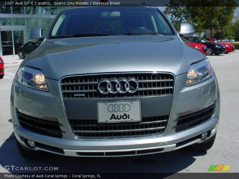 Quartz Grey Metallic / Espresso Brown 2007 Audi Q7 4.2 quattro