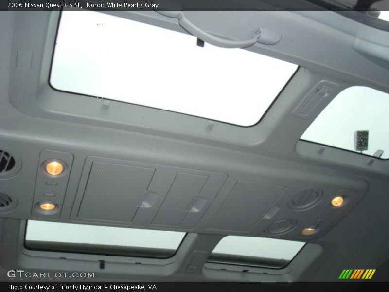 Nordic White Pearl / Gray 2006 Nissan Quest 3.5 SL