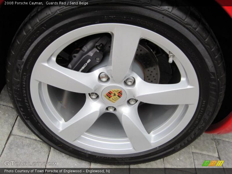 Guards Red / Sand Beige 2008 Porsche Cayman