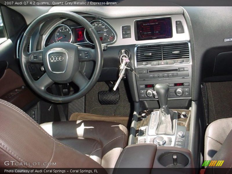 Quartz Grey Metallic / Espresso Brown 2007 Audi Q7 4.2 quattro