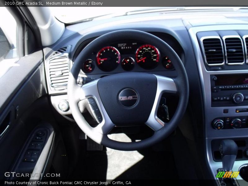 Medium Brown Metallic / Ebony 2010 GMC Acadia SL