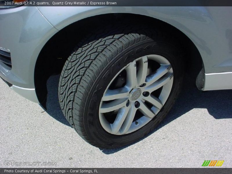 Quartz Grey Metallic / Espresso Brown 2007 Audi Q7 4.2 quattro