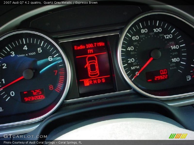 Quartz Grey Metallic / Espresso Brown 2007 Audi Q7 4.2 quattro