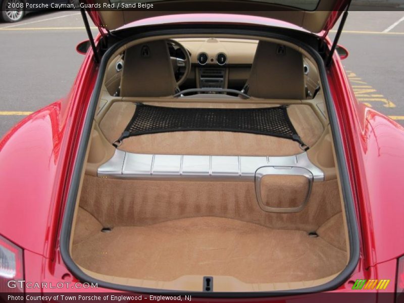 Guards Red / Sand Beige 2008 Porsche Cayman