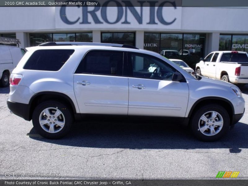 Quicksilver Metallic / Ebony 2010 GMC Acadia SLE