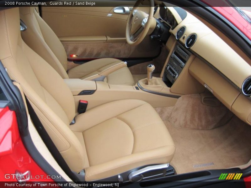 Guards Red / Sand Beige 2008 Porsche Cayman