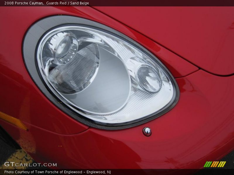 Guards Red / Sand Beige 2008 Porsche Cayman