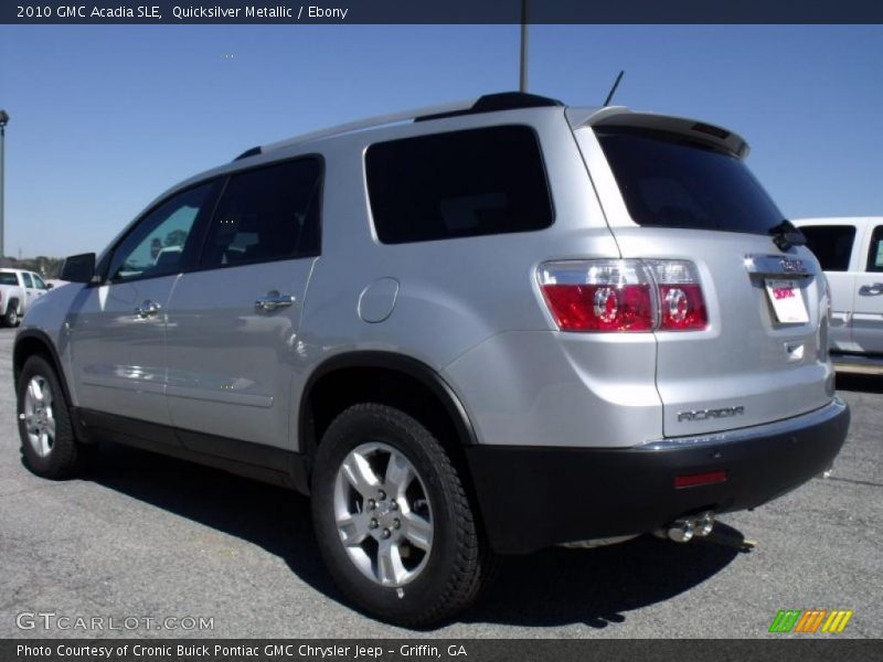 Quicksilver Metallic / Ebony 2010 GMC Acadia SLE