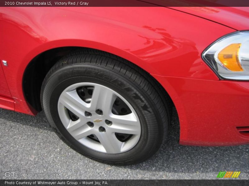 Victory Red / Gray 2010 Chevrolet Impala LS