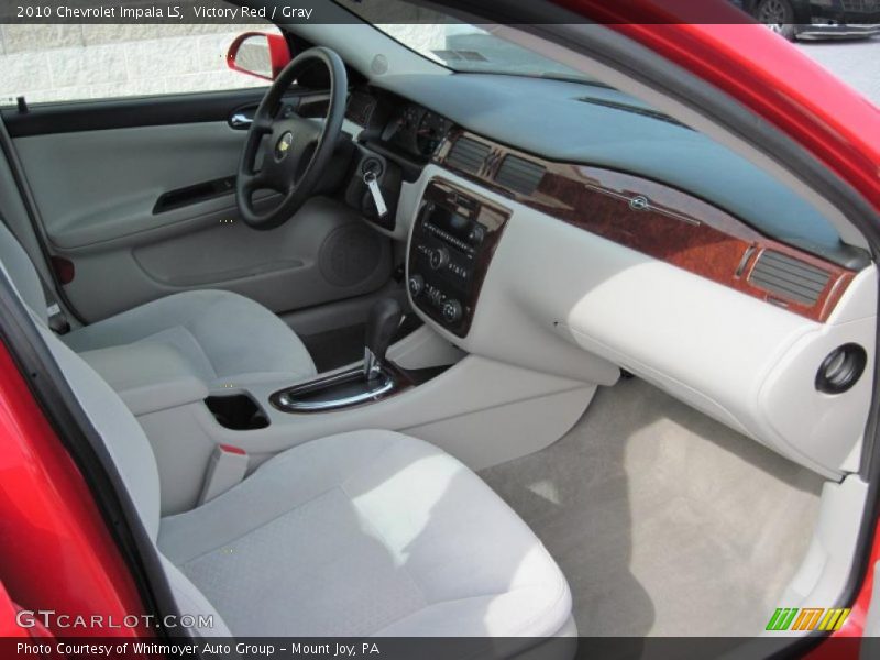 Victory Red / Gray 2010 Chevrolet Impala LS