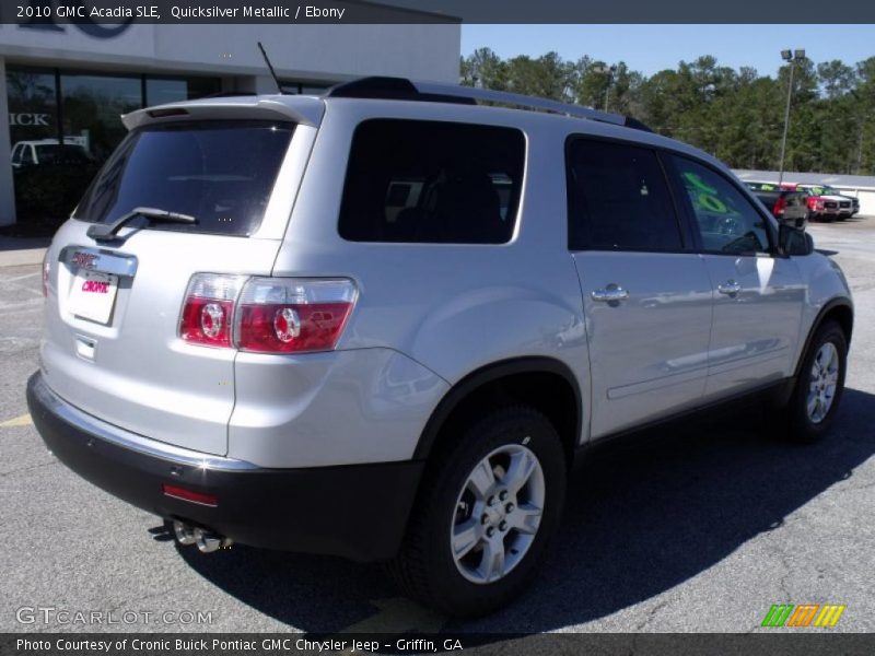 Quicksilver Metallic / Ebony 2010 GMC Acadia SLE