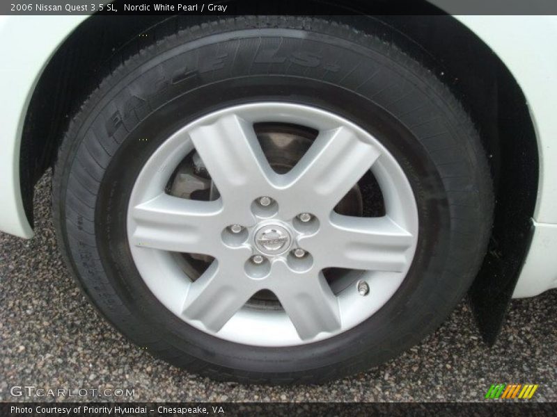 Nordic White Pearl / Gray 2006 Nissan Quest 3.5 SL