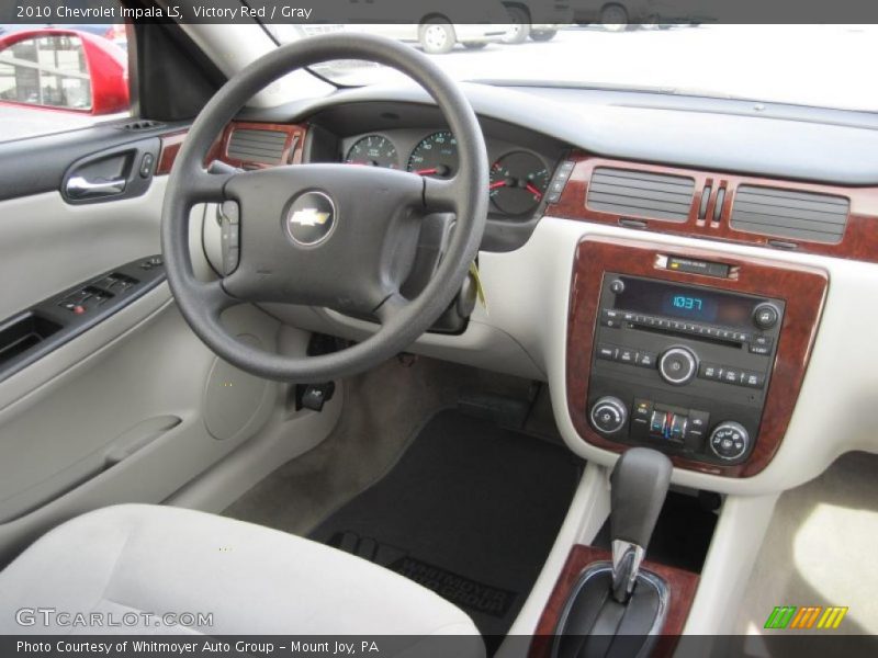 Victory Red / Gray 2010 Chevrolet Impala LS