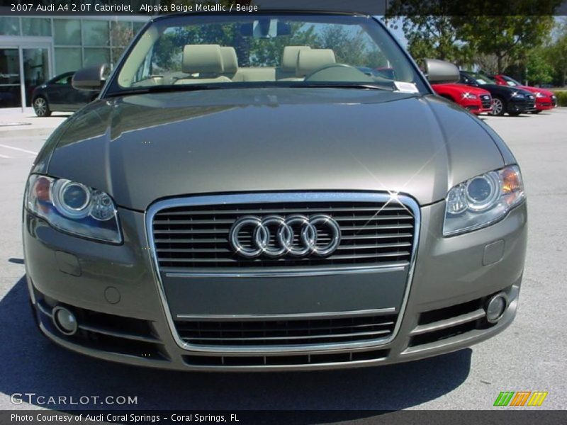 Alpaka Beige Metallic / Beige 2007 Audi A4 2.0T Cabriolet