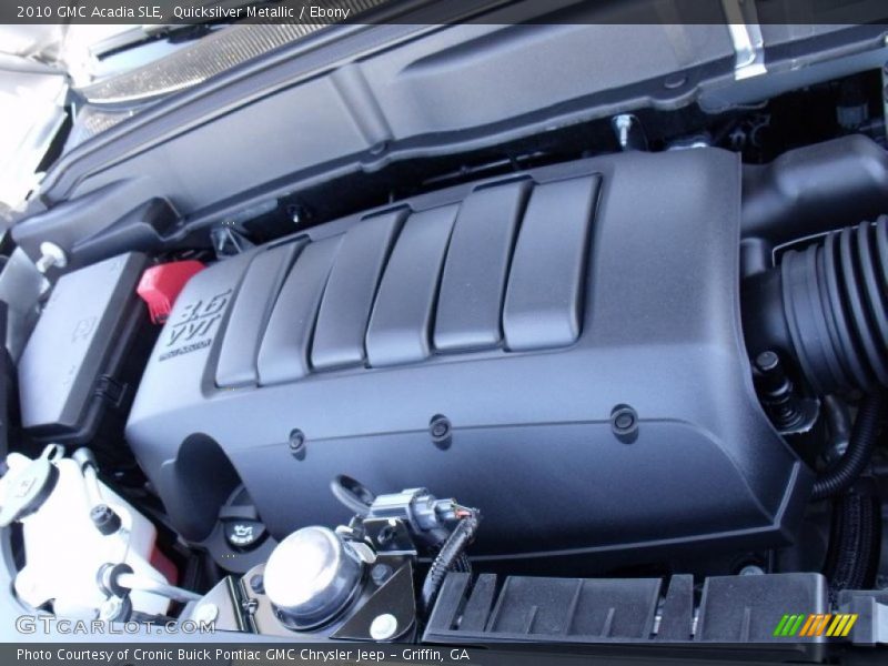 Quicksilver Metallic / Ebony 2010 GMC Acadia SLE