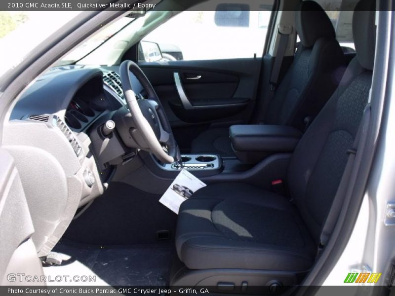 Quicksilver Metallic / Ebony 2010 GMC Acadia SLE