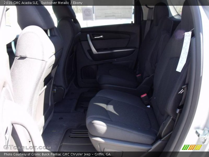 Quicksilver Metallic / Ebony 2010 GMC Acadia SLE