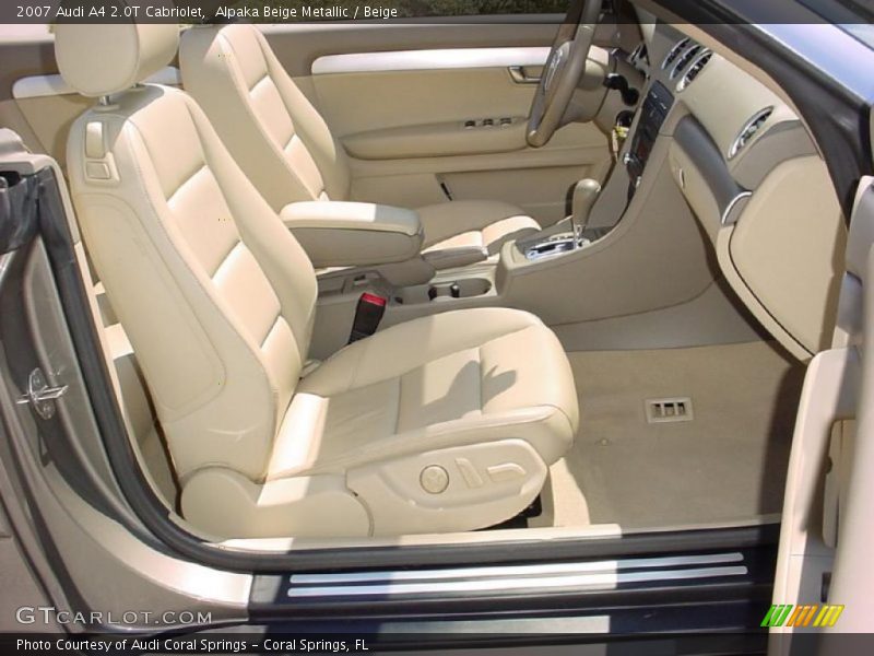 Alpaka Beige Metallic / Beige 2007 Audi A4 2.0T Cabriolet