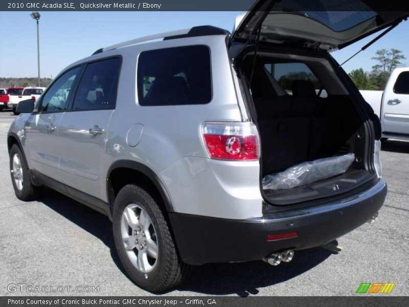 Quicksilver Metallic / Ebony 2010 GMC Acadia SLE