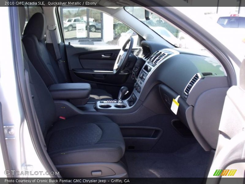 Quicksilver Metallic / Ebony 2010 GMC Acadia SLE