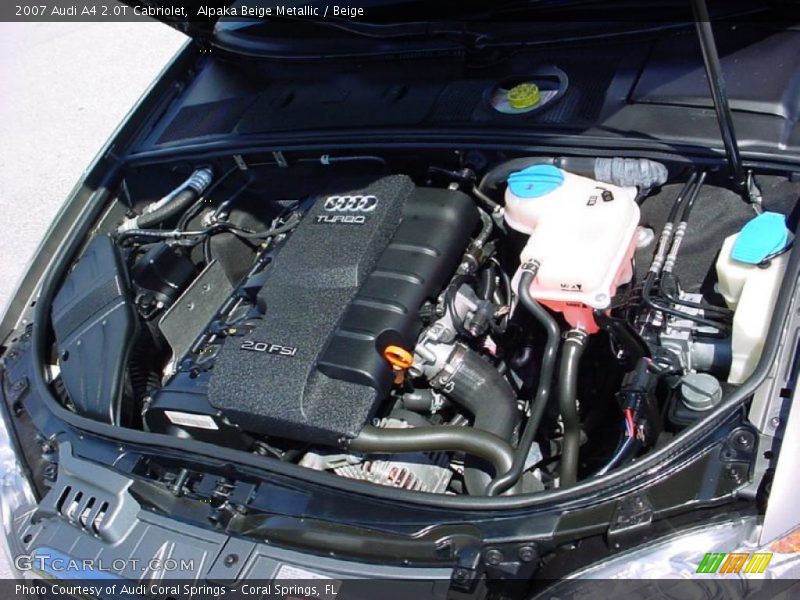 Alpaka Beige Metallic / Beige 2007 Audi A4 2.0T Cabriolet