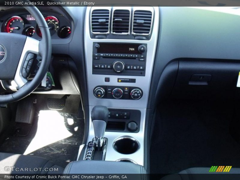 Quicksilver Metallic / Ebony 2010 GMC Acadia SLE