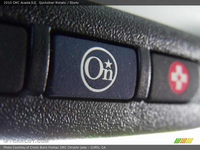 Quicksilver Metallic / Ebony 2010 GMC Acadia SLE