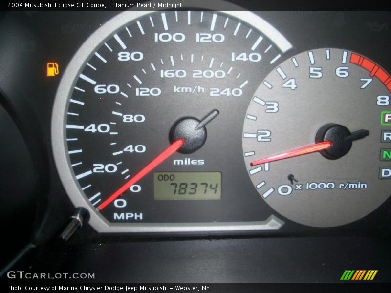 Titanium Pearl / Midnight 2004 Mitsubishi Eclipse GT Coupe