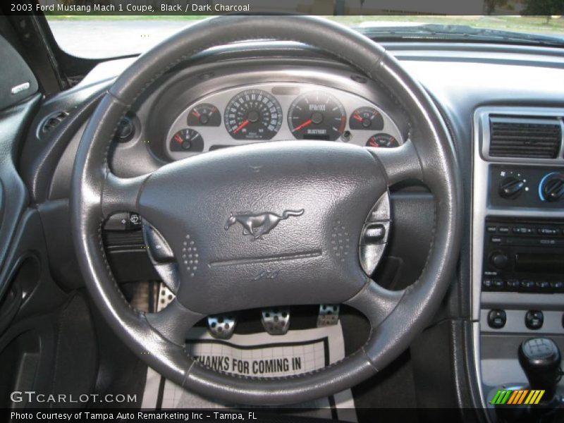 Black / Dark Charcoal 2003 Ford Mustang Mach 1 Coupe