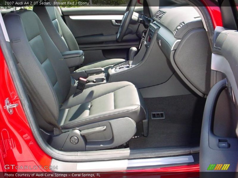 Brilliant Red / Ebony 2007 Audi A4 2.0T Sedan