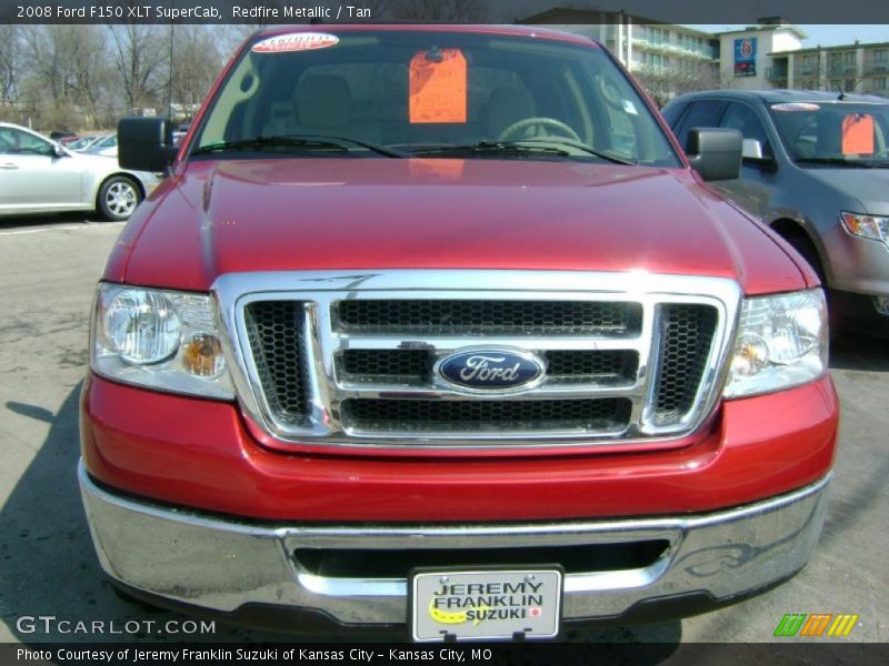 Redfire Metallic / Tan 2008 Ford F150 XLT SuperCab