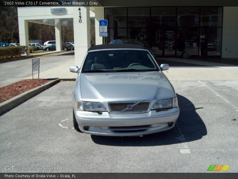 Silver Metallic / Gray 2002 Volvo C70 LT Convertible