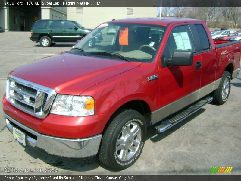 Redfire Metallic / Tan 2008 Ford F150 XLT SuperCab