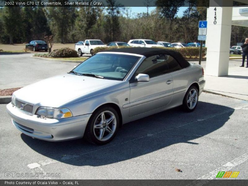 Silver Metallic / Gray 2002 Volvo C70 LT Convertible