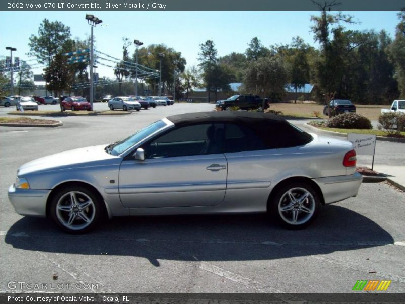 Silver Metallic / Gray 2002 Volvo C70 LT Convertible