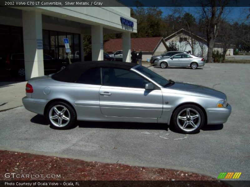 Silver Metallic / Gray 2002 Volvo C70 LT Convertible