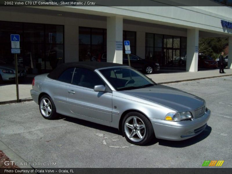 Silver Metallic / Gray 2002 Volvo C70 LT Convertible