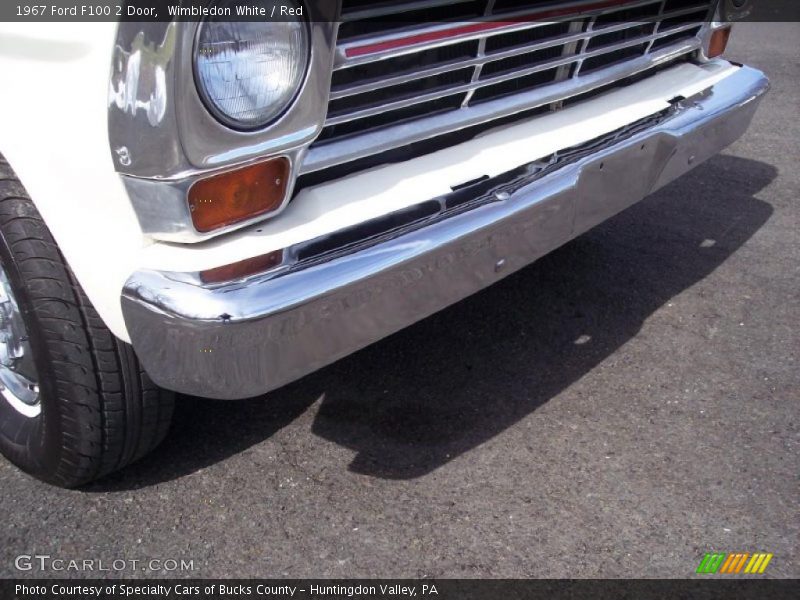 Wimbledon White / Red 1967 Ford F100 2 Door