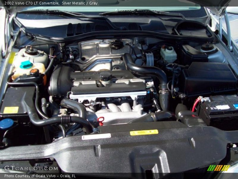 Silver Metallic / Gray 2002 Volvo C70 LT Convertible