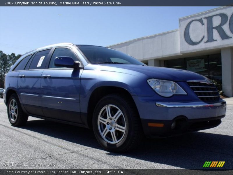 Marine Blue Pearl / Pastel Slate Gray 2007 Chrysler Pacifica Touring