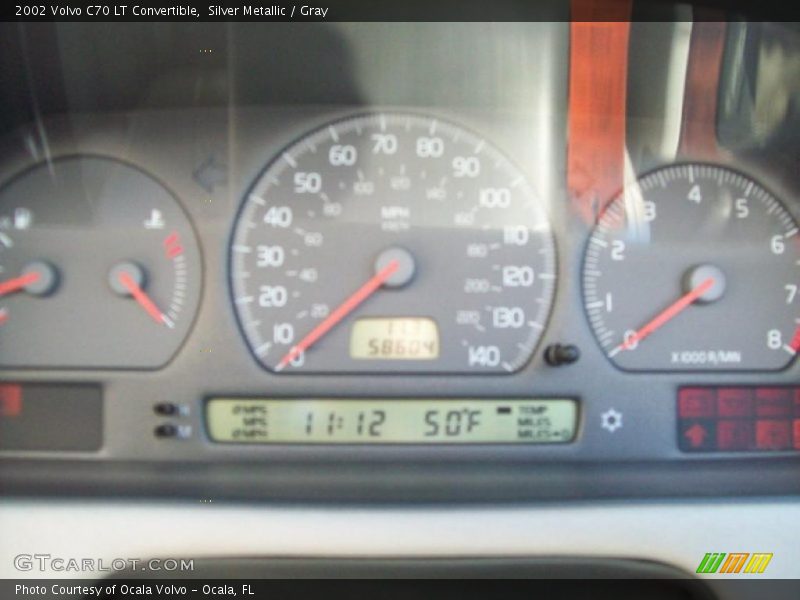 Silver Metallic / Gray 2002 Volvo C70 LT Convertible