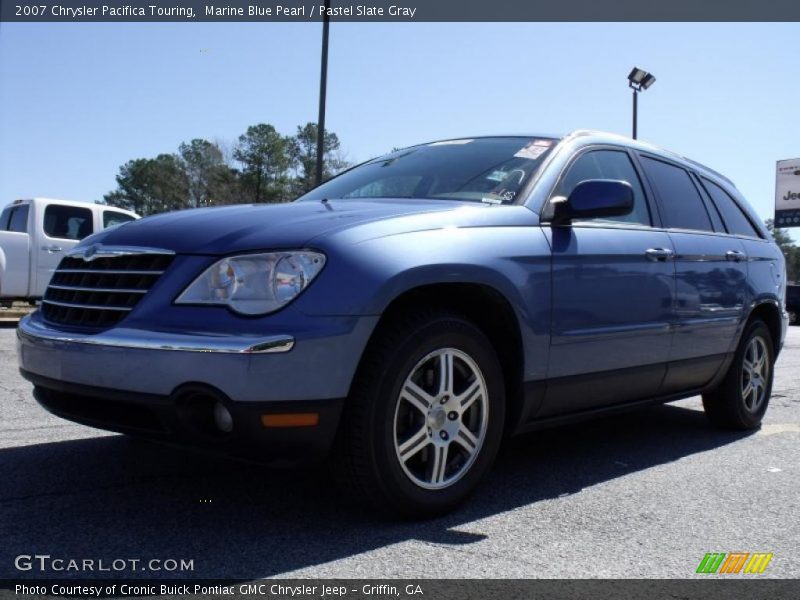 Marine Blue Pearl / Pastel Slate Gray 2007 Chrysler Pacifica Touring