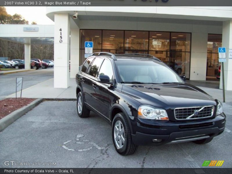 Magic Blue Metallic / Taupe 2007 Volvo XC90 3.2