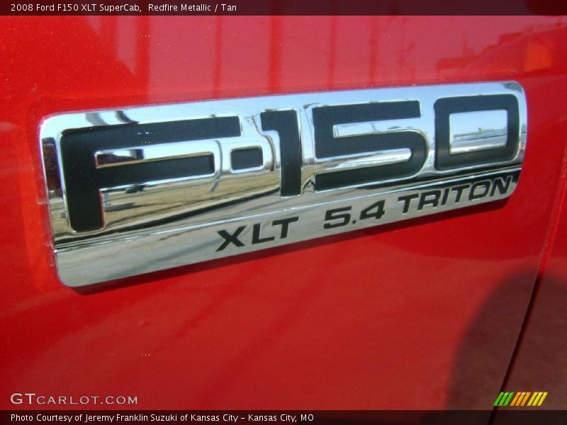 Redfire Metallic / Tan 2008 Ford F150 XLT SuperCab