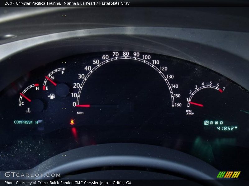 Marine Blue Pearl / Pastel Slate Gray 2007 Chrysler Pacifica Touring