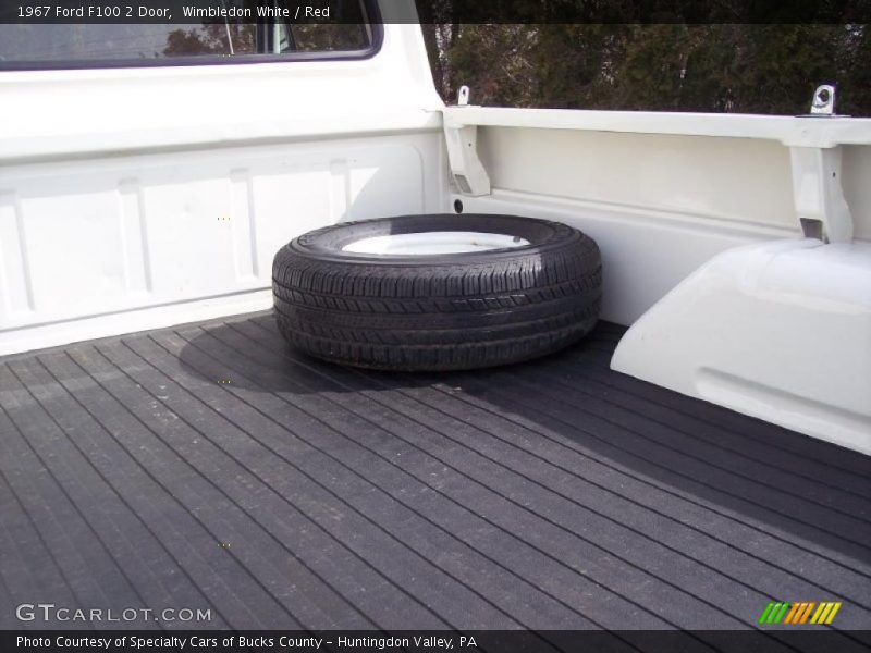 Wimbledon White / Red 1967 Ford F100 2 Door