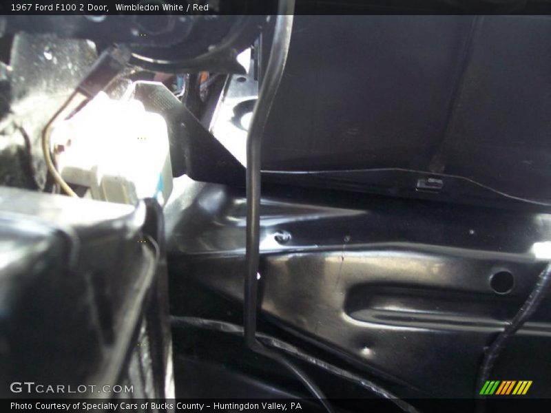 Wimbledon White / Red 1967 Ford F100 2 Door